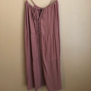 Mauve spaghetti strap dress
